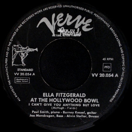 Ella Fitzgerald - At The Hollywood Bowl (Can't Give You Anything But Love) / At The Hollywood Bowl side B