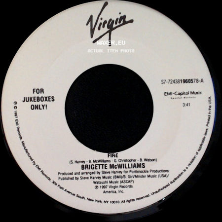Brigette Mcwilliams - Fire / Morning side A