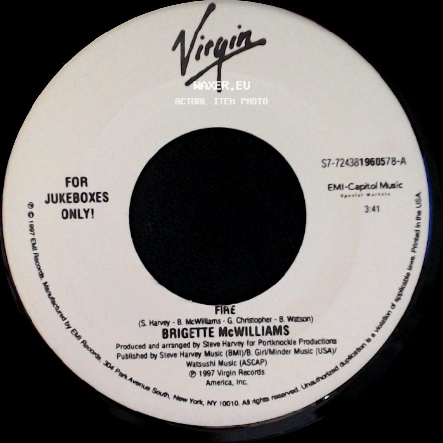 Brigette Mcwilliams - Fire / Morning side A