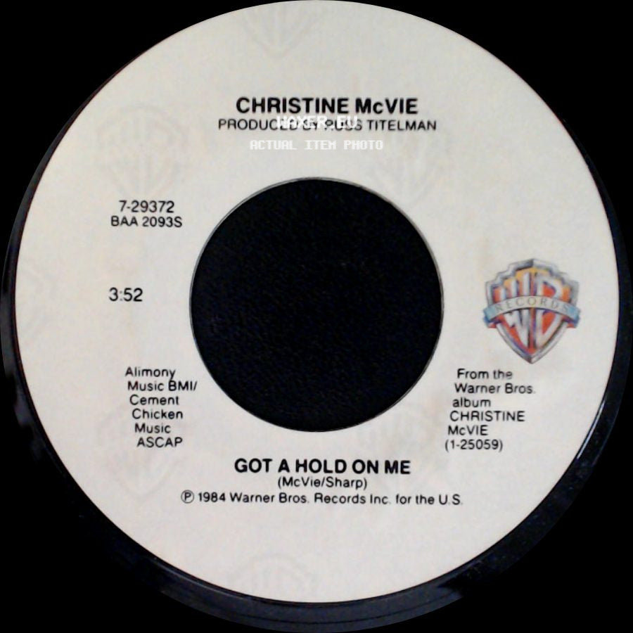 Christine Mcvie - Got A Hold On Me / Who's Dreaming This Dream side A