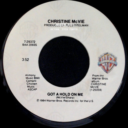 Christine Mcvie - Got A Hold On Me / Who's Dreaming This Dream side A