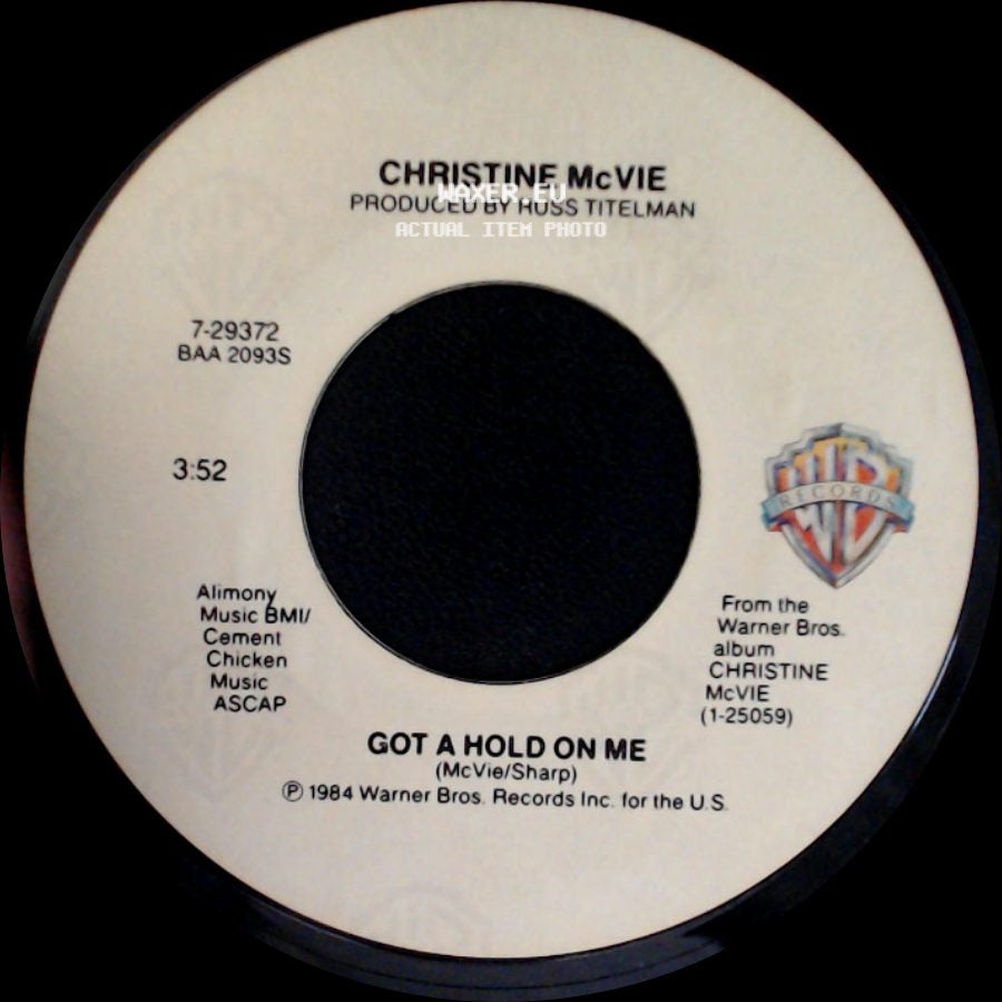 Christine Mcvie - Who's Dreaming This Dream / Got A Hold On Me side B