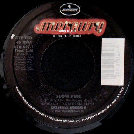 Donna Meade - Congratulations / Slow Fire side B