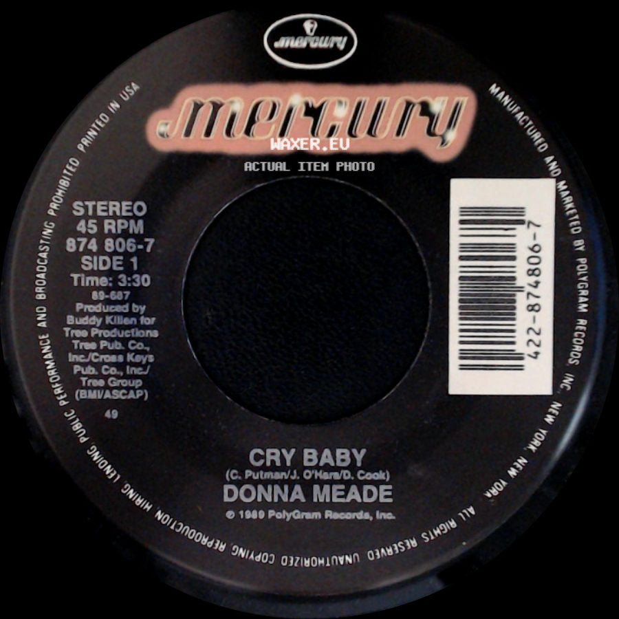 Donna Meade - Cry Baby / The Chokin' Kind side A