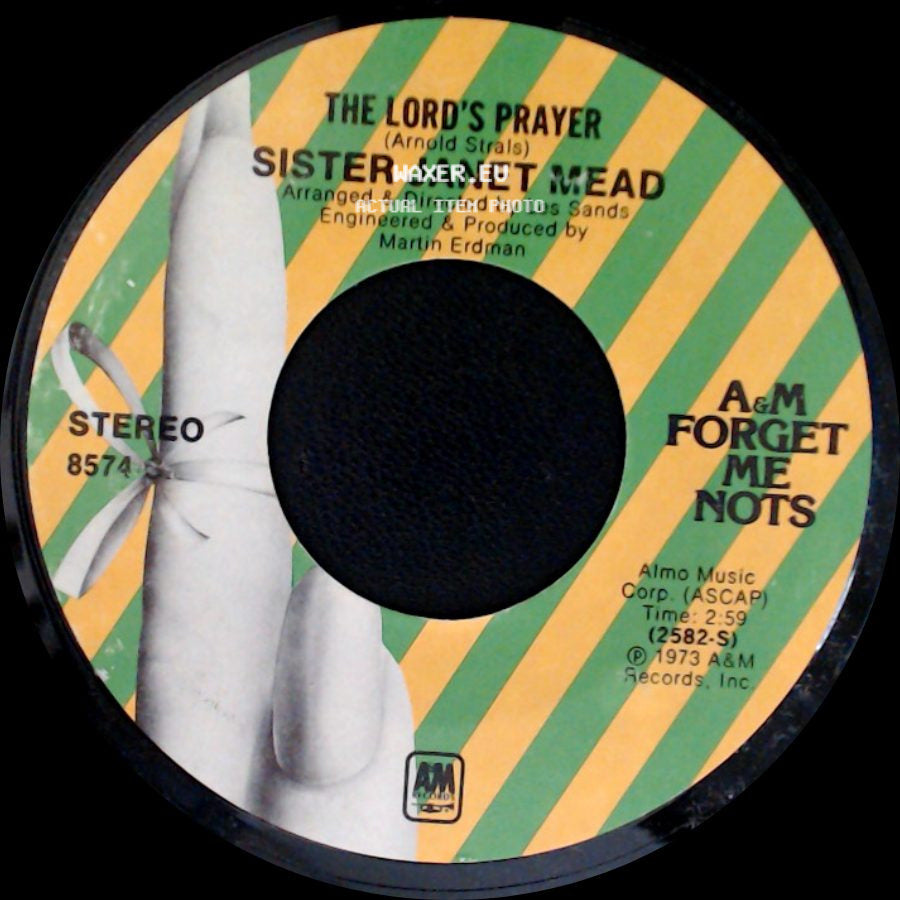 Sister Janet Mead - Take My Hand / The Lord's Prayer side B