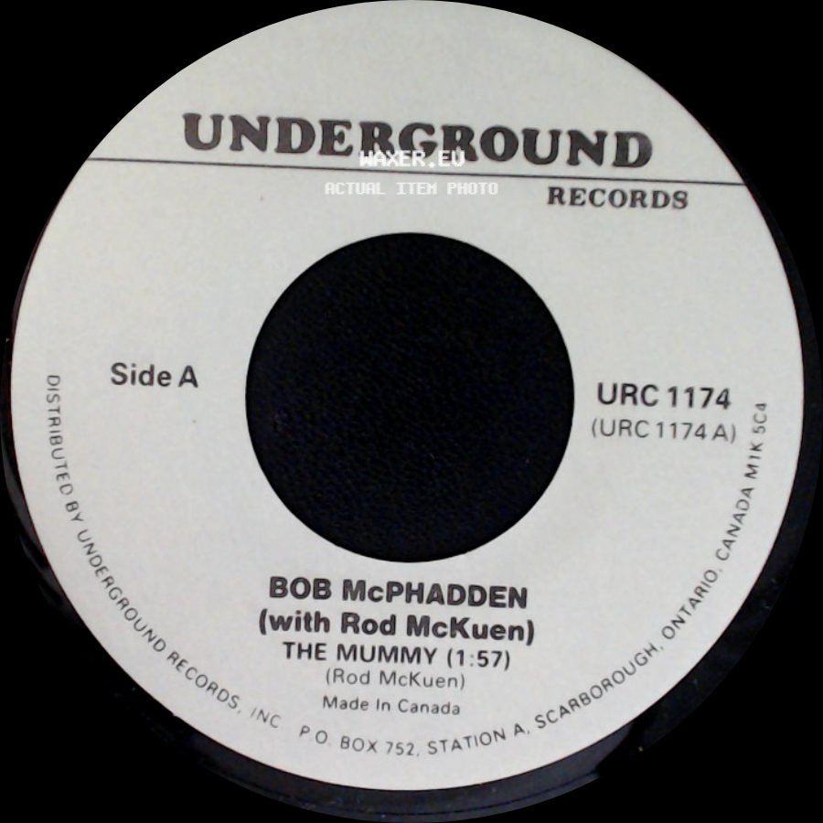 Bob Mcphadden (With Rod Mckuen) / Frank Gallop - The Mummy (1:57) / The Ballad Of Irving side A