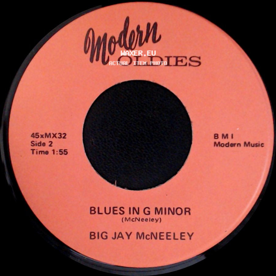 Big Jay Mcneeley - Deacon's Hop / Blues In G Minor side B