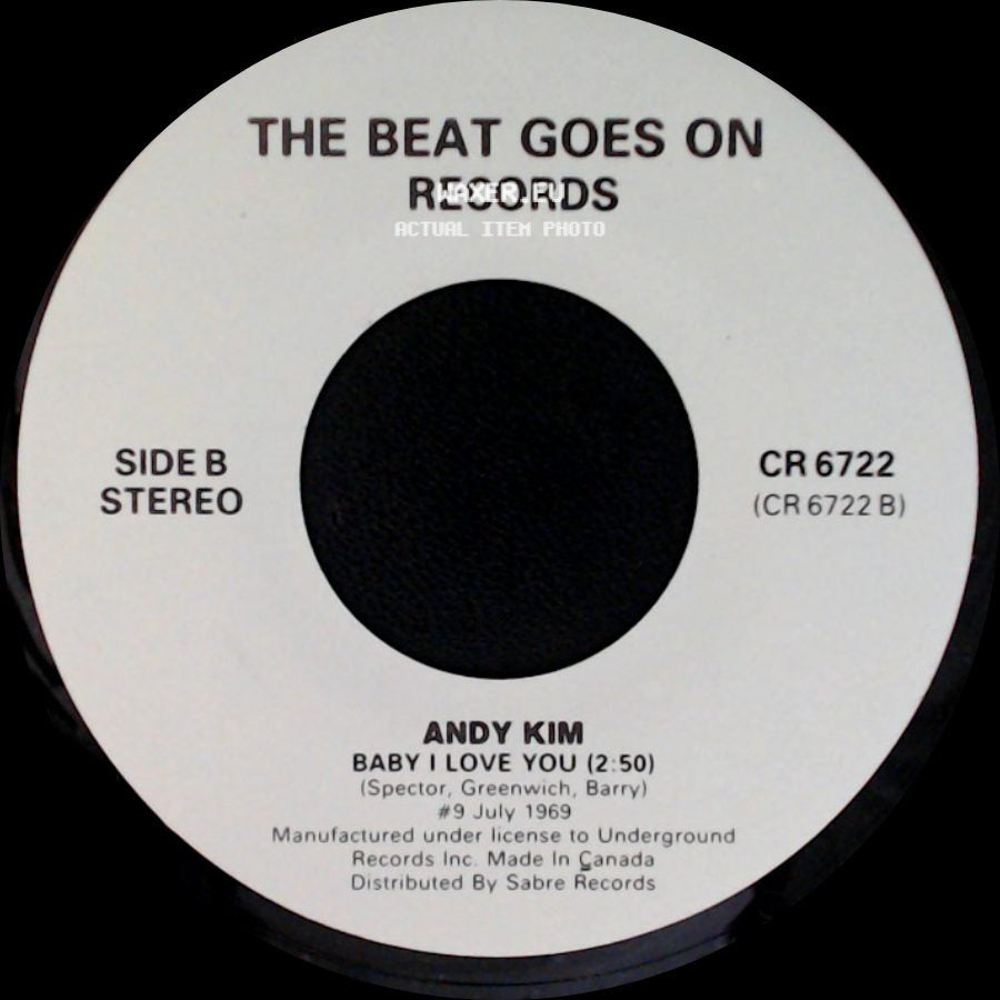 Robin Mcnamara / Andy Kim - Lay A Little Lovin' On Me / Baby I Love You side B