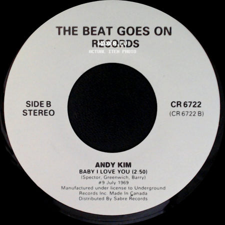 Robin Mcnamara / Andy Kim - Lay A Little Lovin' On Me / Baby I Love You side B