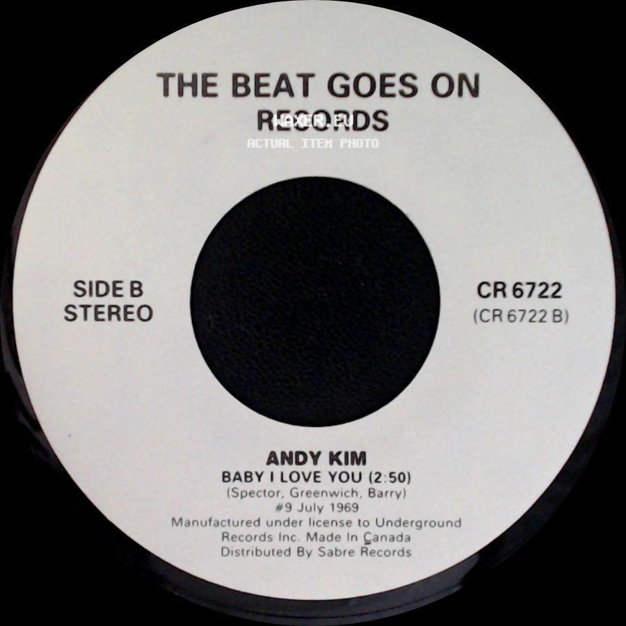 Robin Mcnamara / Andy Kim - Lay A Little Lovin' On Me / Baby I Love You side B