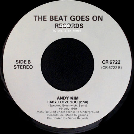 Robin Mcnamara / Andy Kim - Lay A Little Lovin' On Me / Baby I Love You side B