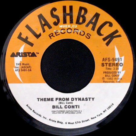 Bill Conti / Meco - Theme From Dynasty / Pop Goes The Movies Part 1 side A