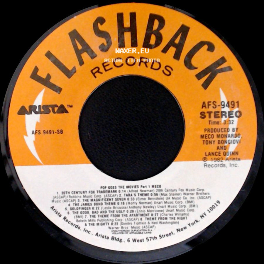 Bill Conti / Meco - Theme From Dynasty / Pop Goes The Movies Part 1 side B