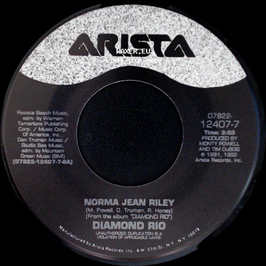 Norma Jean Riley / Diamond Rio - Diamond Rio / Pick Me Up side A