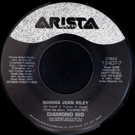 Norma Jean Riley / Diamond Rio - Diamond Rio / Pick Me Up side A
