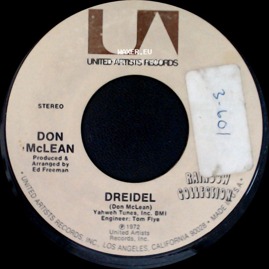 Don Mclean - Bronco Bill's Lament / Dreidel side B