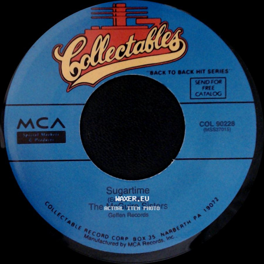 The Mcguire Sisters - Sugartime / Sincerely side A