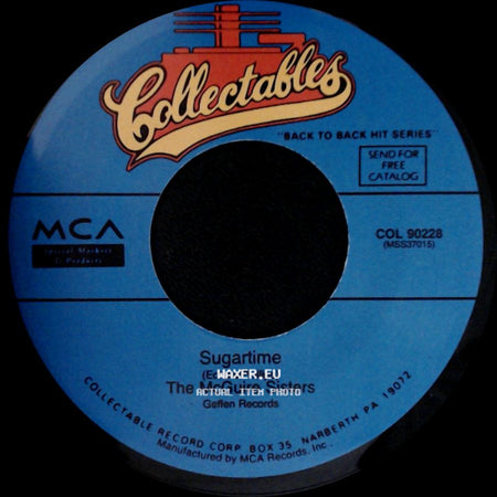 The Mcguire Sisters - Sincerely / Sugartime side B