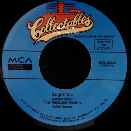 The Mcguire Sisters - Sincerely / Sugartime side B