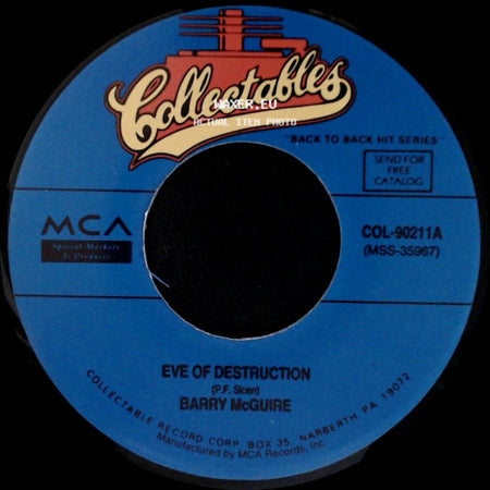 Barry Mcguire - Eve Of Destruction / Child Of Our Times side A