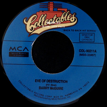 Barry Mcguire - Eve Of Destruction / Child Of Our Times side A