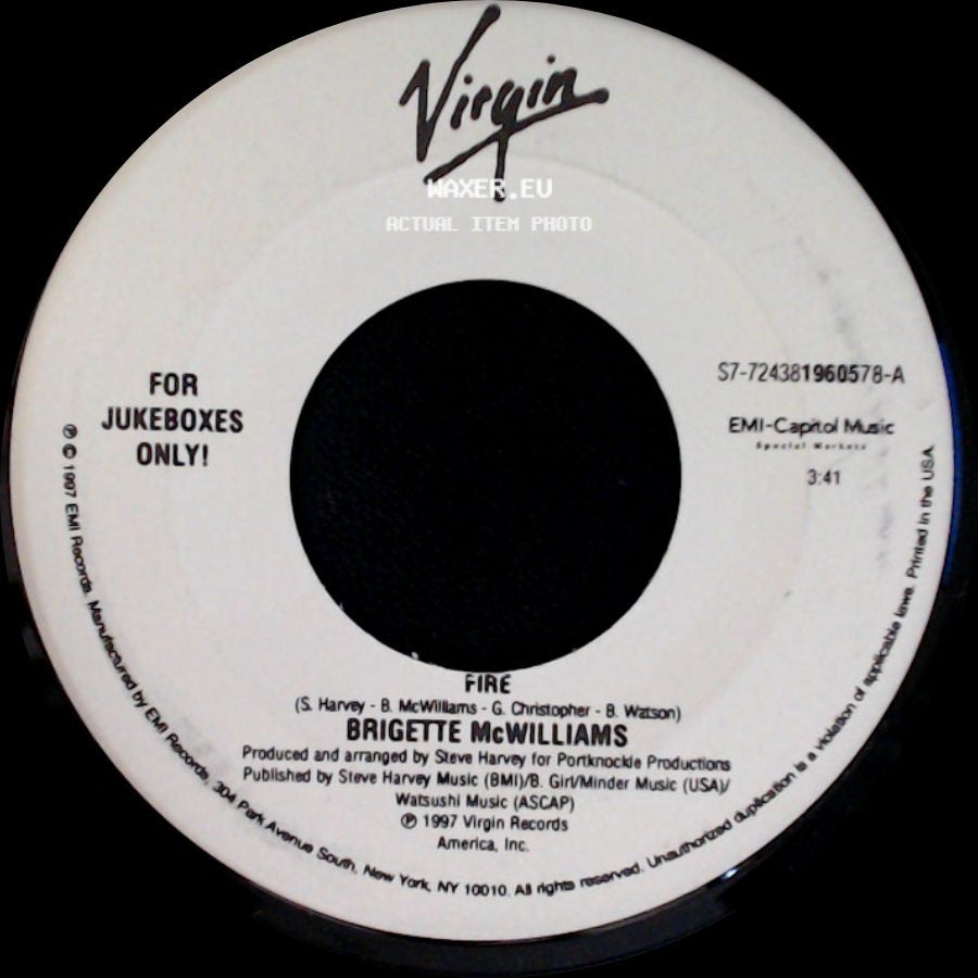 Brigette Mcwilliams - Fire / Morning side A
