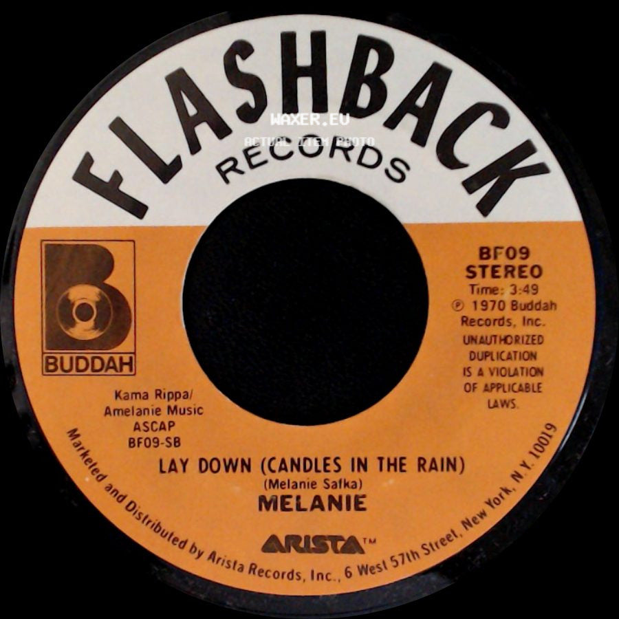 Melanie - What Have They Done To My Song, Ma / Lay Down (Candles In The Rain) side B