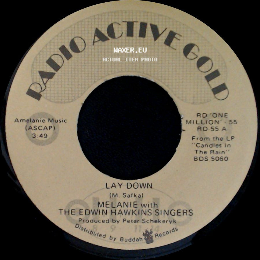 Melanie / Melanie With The Edwin Hawkins Singers - Candles In The Rain / Lay Down side B