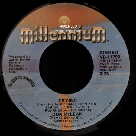 Don Mclean - Crying / Genesis (In The Beginning) side A
