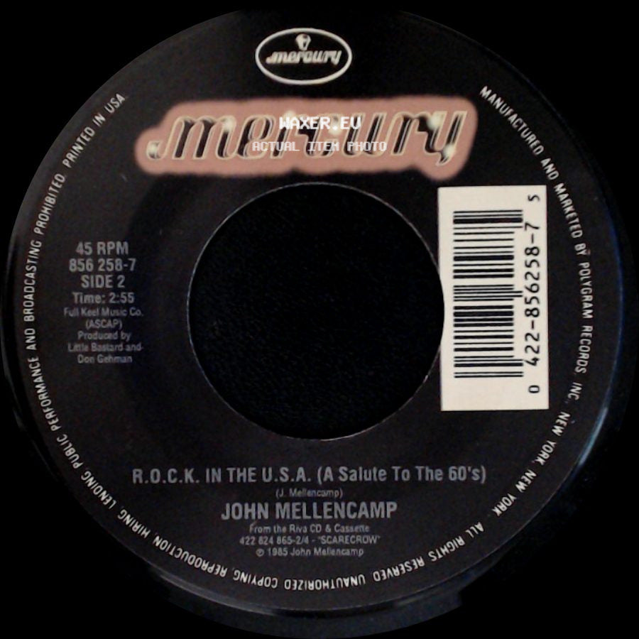 John Mellencamp - Dance Naked / R.O.C.K. In The U.S.A. (A Salute To The 60's) side B