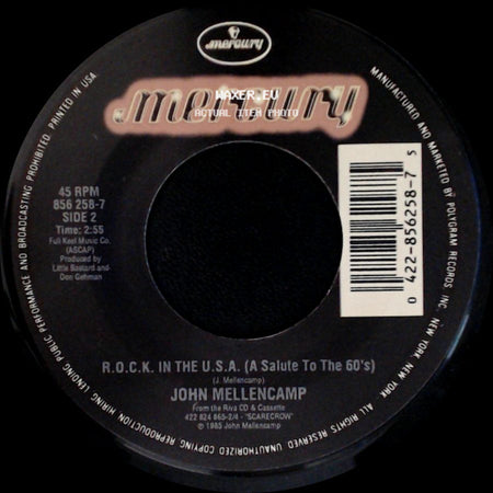 John Mellencamp - Dance Naked / R.O.C.K. In The U.S.A. (A Salute To The 60's) side B
