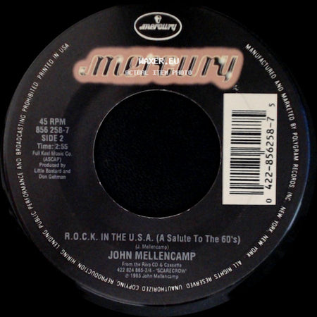 John Mellencamp - Dance Naked / R.O.C.K. In The U.S.A. (A Salute To The 60's) side B