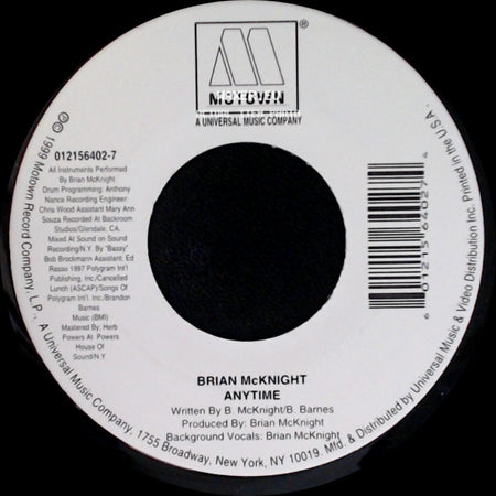 Brian Mcknight - Anytime / Back At One side A