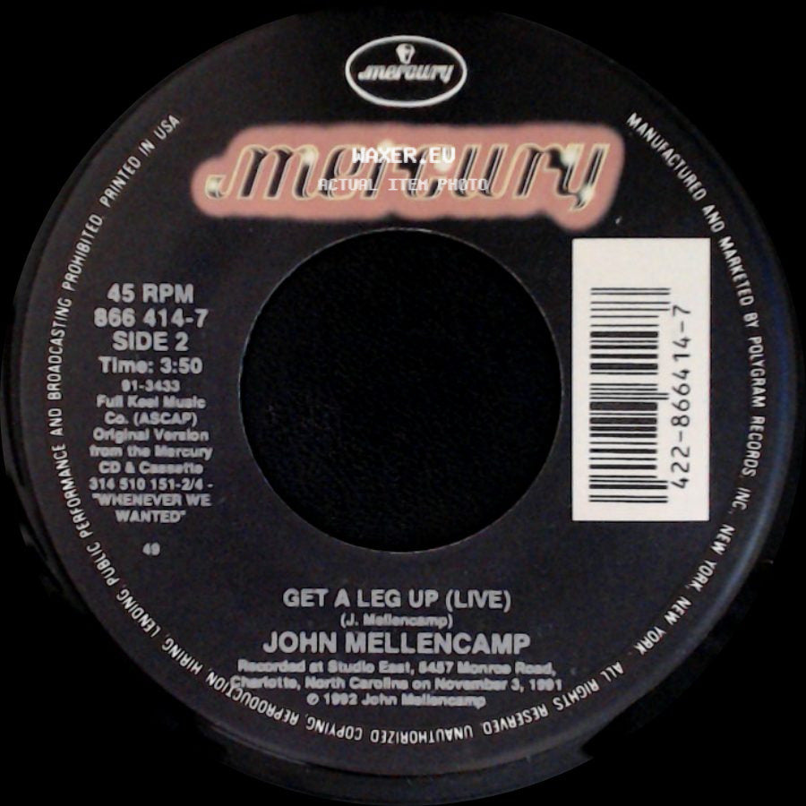 John Mellencamp - Again Tonight / Get A Leg Up (Live) side B