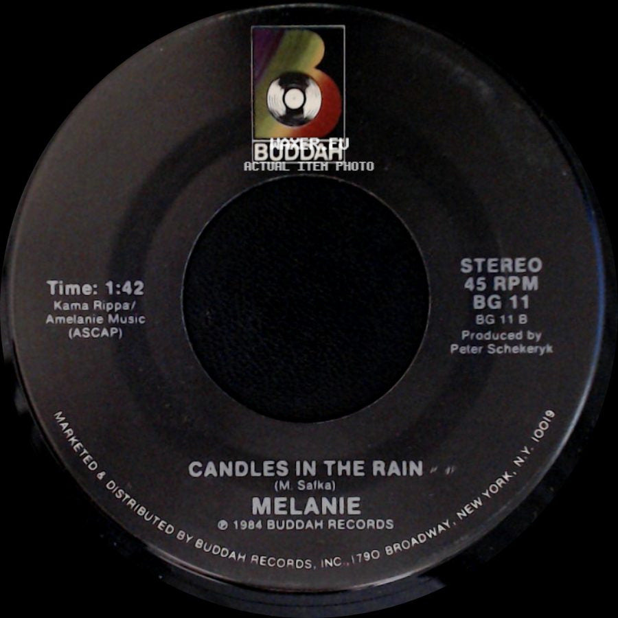 Melanie - Lay Down / Candles In The Rain side B