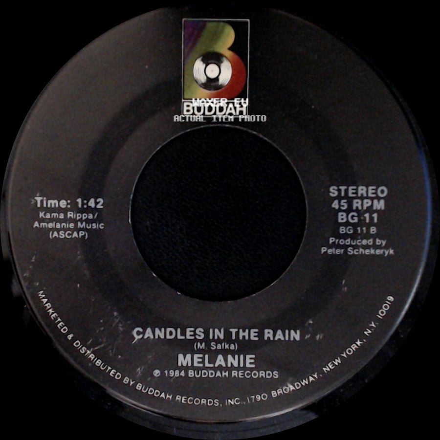 Melanie - Lay Down / Candles In The Rain side B