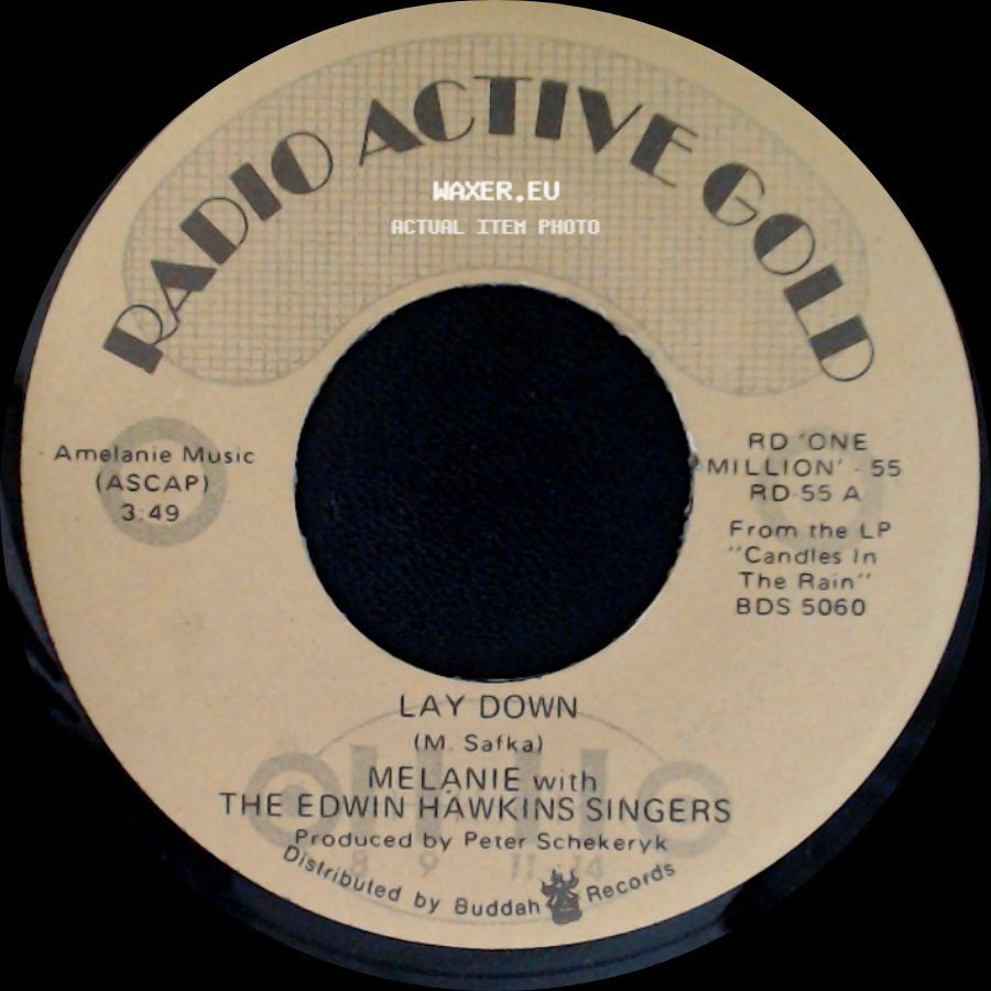 Melanie With The Edwin Hawkins Singers / Melanie - Lay Down / Candles In The Rain side A