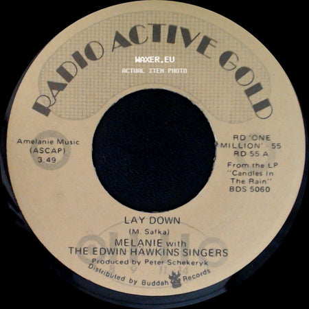Melanie With The Edwin Hawkins Singers / Melanie - Lay Down / Candles In The Rain side A
