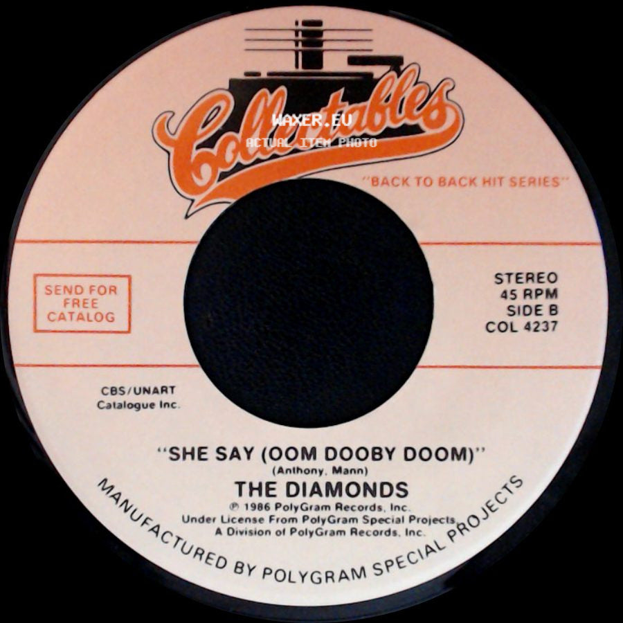 Clyde Mcphatter / The Diamonds - Lover Please / She Say (Oom Dooby Doom) side B
