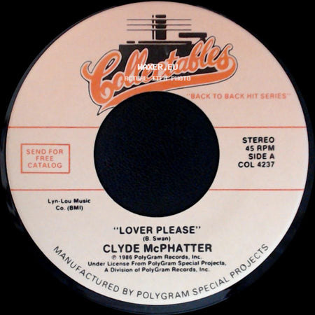 Clyde Mcphatter / The Diamonds - Lover Please / She Say (Oom Dooby Doom) side A