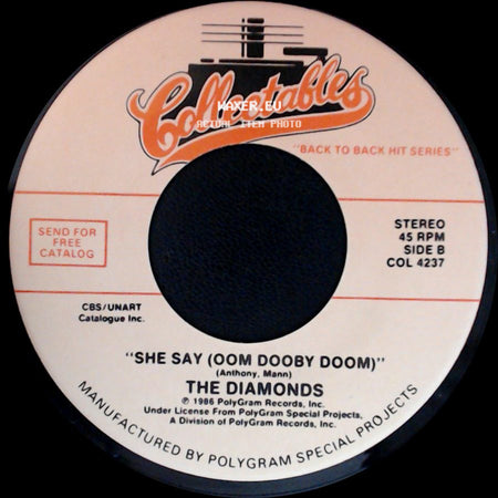 Clyde Mcphatter / The Diamonds - Lover Please / She Say (Oom Dooby Doom) side B