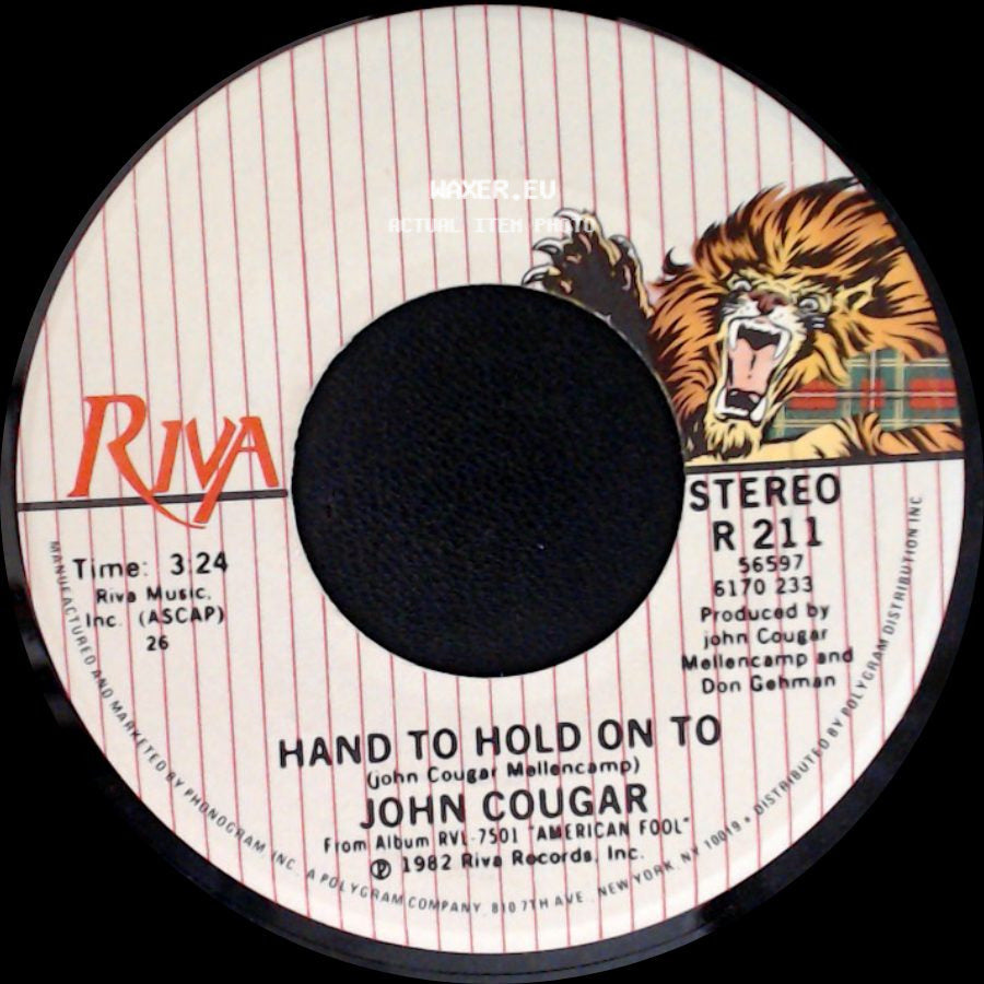 John Cougar - Small Paradise / Hand To Hold On To side B