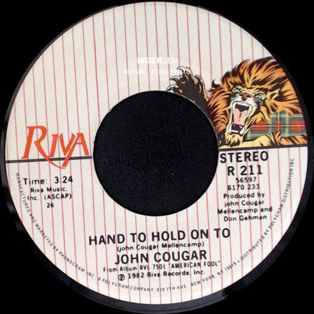 John Cougar - Small Paradise / Hand To Hold On To side B