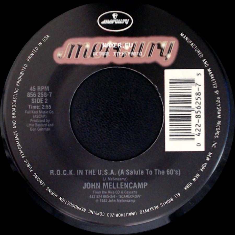 John Mellencamp - Dance Naked / R.O.C.K. In The U.S.A. (A Salute To The 60's) side B