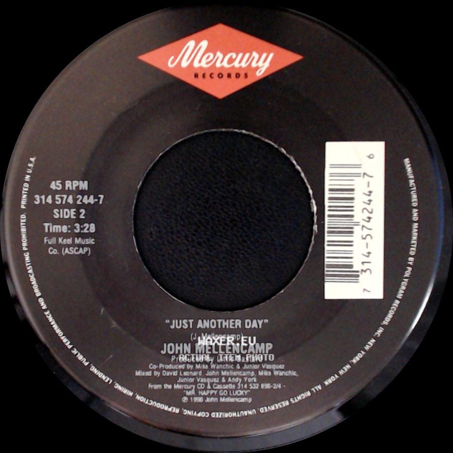 John Mellencamp - Key West Intermezzo (I Saw You First) (Edit) / Just Another Day side B