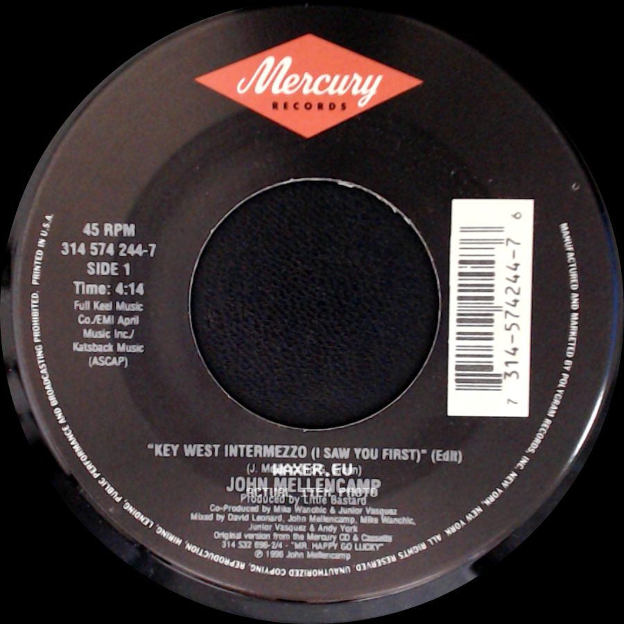 John Mellencamp - Key West Intermezzo (I Saw You First) (Edit) / Just Another Day side A