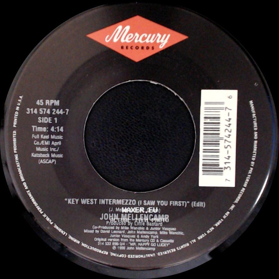 John Mellencamp - Key West Intermezzo (I Saw You First) / Just Another Day side A