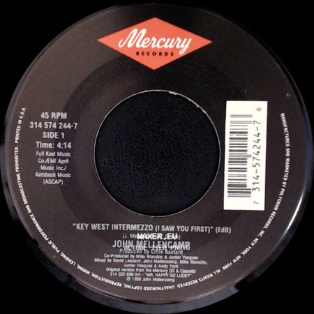 John Mellencamp - Key West Intermezzo (I Saw You First) / Just Another Day side A