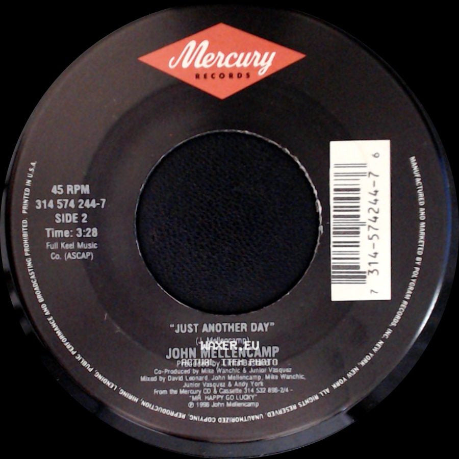 John Mellencamp - Key West Intermezzo (I Saw You First) / Just Another Day side B