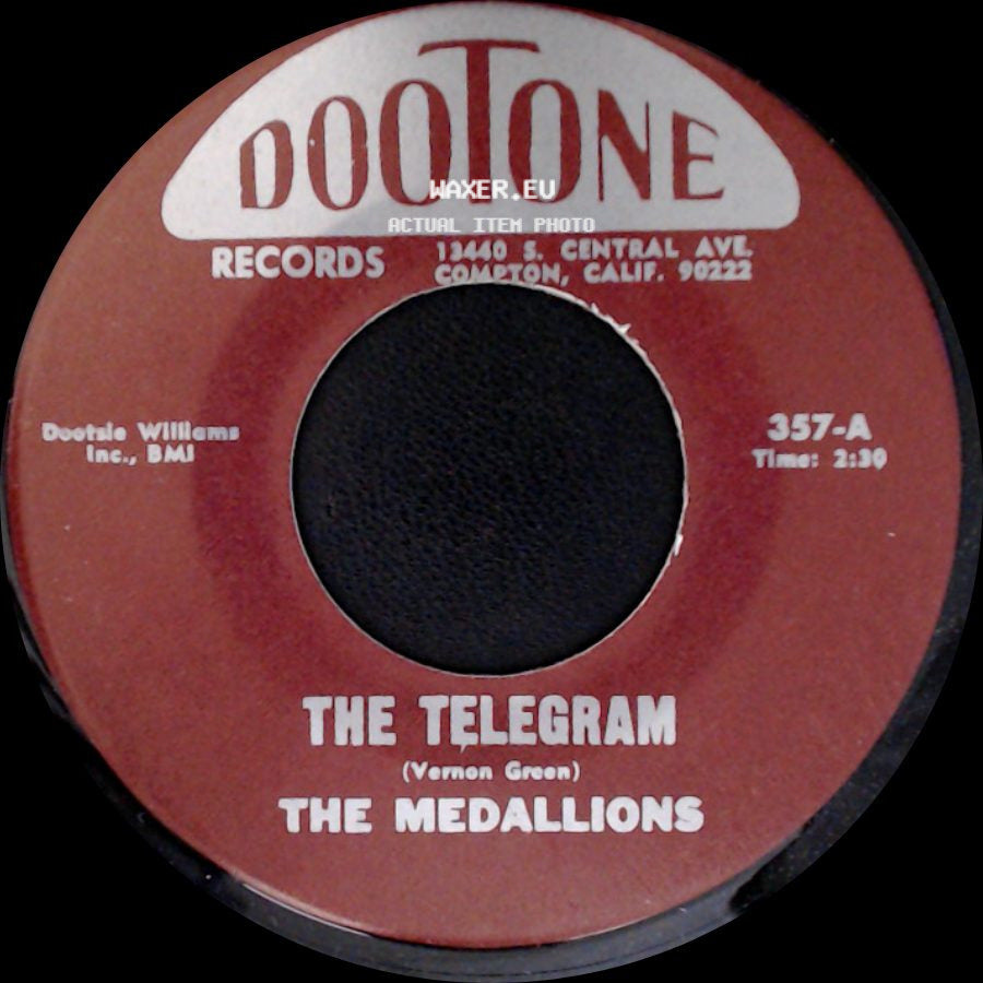 The Medallions - The Telegram / Coupe De Ville Baby side A